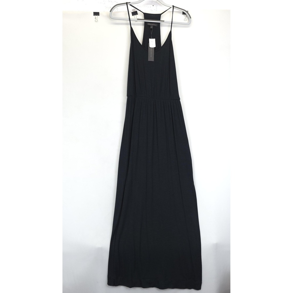 Banana Republic Dress Women S Maxi Sleeveless Tank Elastic Waist Viscose Soft